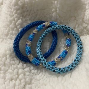 SASHKA SET OF 3 Glass Bead Bracelets